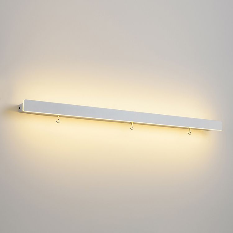 Lampada a monte a parete a parete moderna in stile moderno rettangolo lungo la linea di forma di forma murale per interno