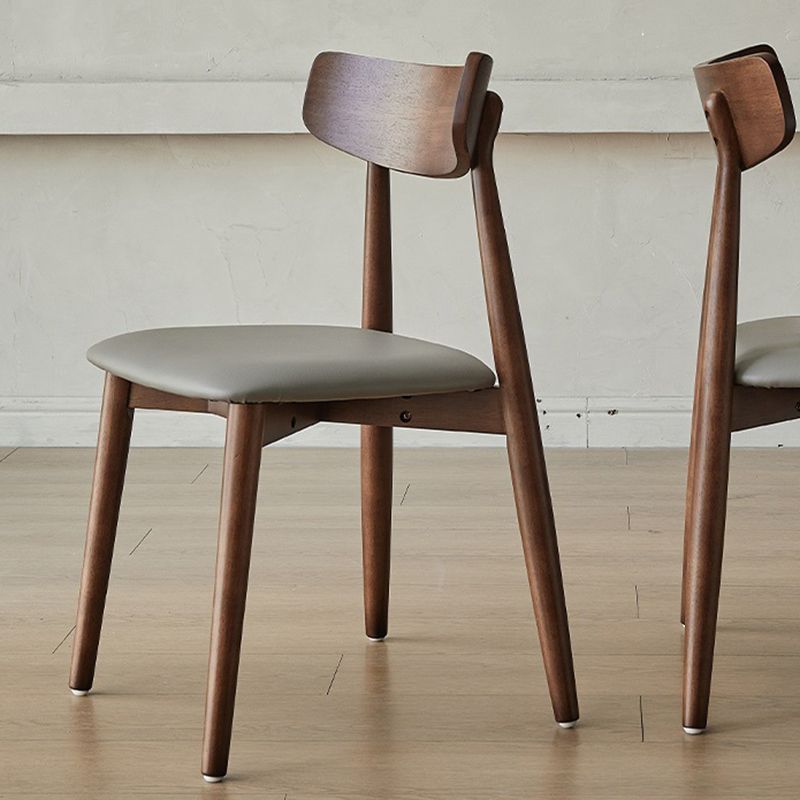 Contemporary Style 1/4/5/7 Pieces Dining Chairs Set Stone Round Furniture in Gray