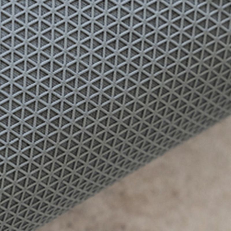 Grey Geometric Pattern Area Rug Modern Polyester Area Carpet Anti-Slip Backing Rug for Home Decor