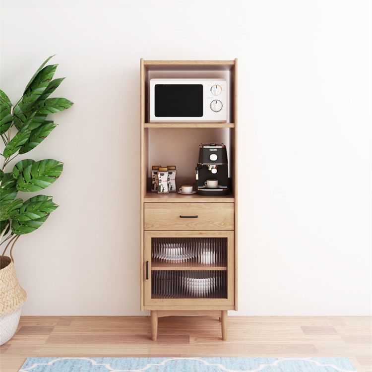 Wooden Side Board Modern Minimalist Home Rectangular Sideboard with Drawers