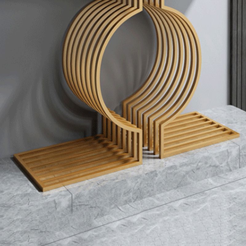 11" Wide Stone Glam Accent Table Rectangle Console Sofa Table