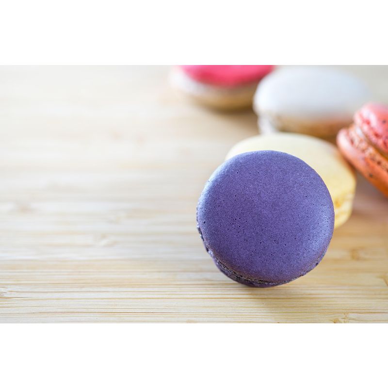 Wandtattoo mit Macaron-Dessert, individuelle Größe, minimalistische Dekoration für den Dessertladen