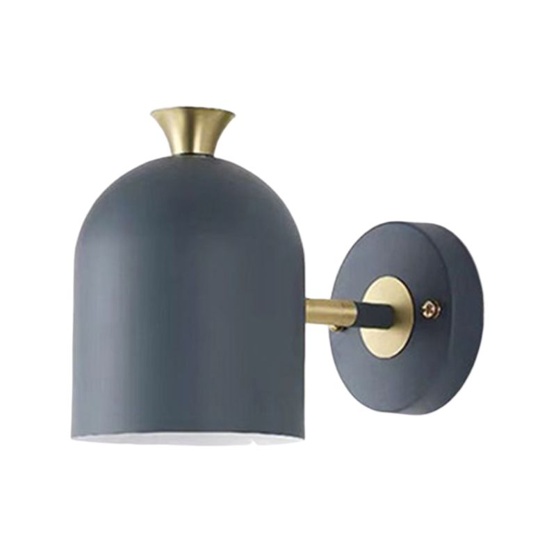 Modernism Macaron Wall Light Metal Done Shaded Lighting for Restaurant