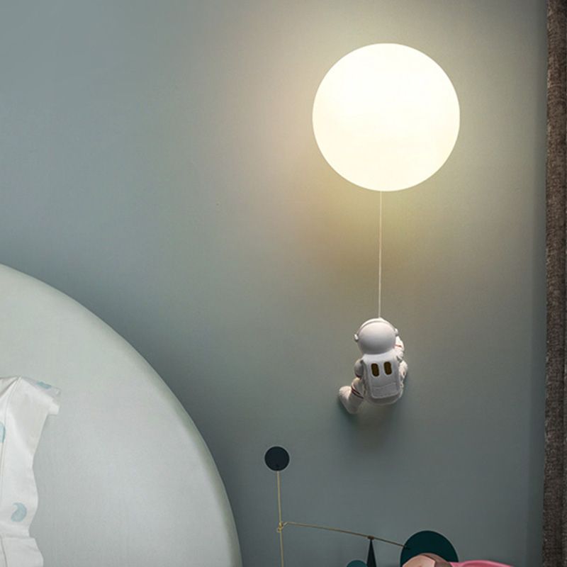 Kid Room One Head Wandleuchter Astronauten Boy Room Wandmontage Leuchte Leuchte
