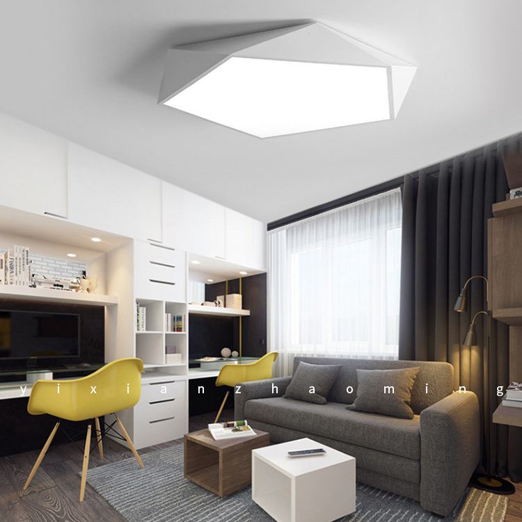 Flush Diamant contemporain Plafond du plafond pour salle de réunion de bureau