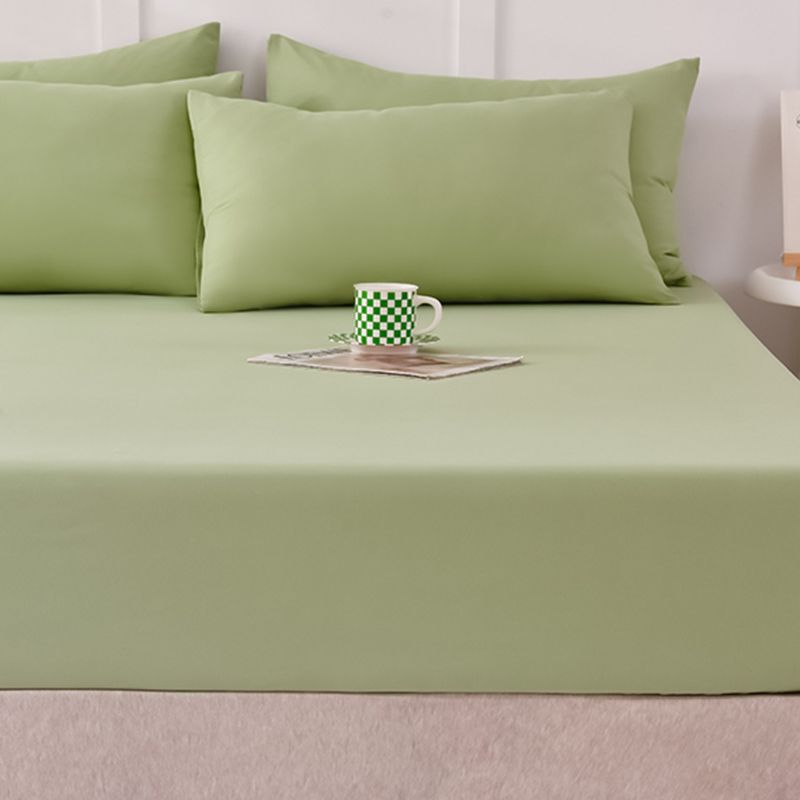 Modern Bed Sheet Set Cotton Solid Standard Basic Pillowcase for Bedroom