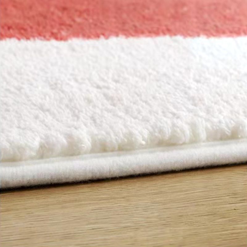 Minimalist Geometry Pattern Rug Polyester Area Carpet Non-Slip Backing Indoor Rug for Living Room