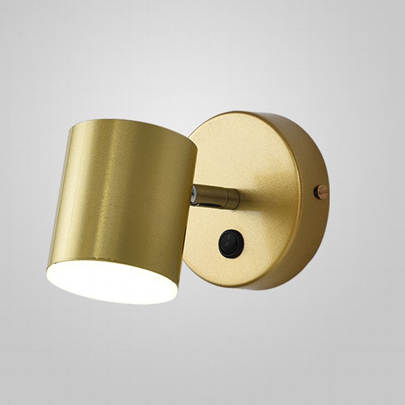 Luminaire à applique cylindrericale Métal de style moderne 1 appliques lumineuses
