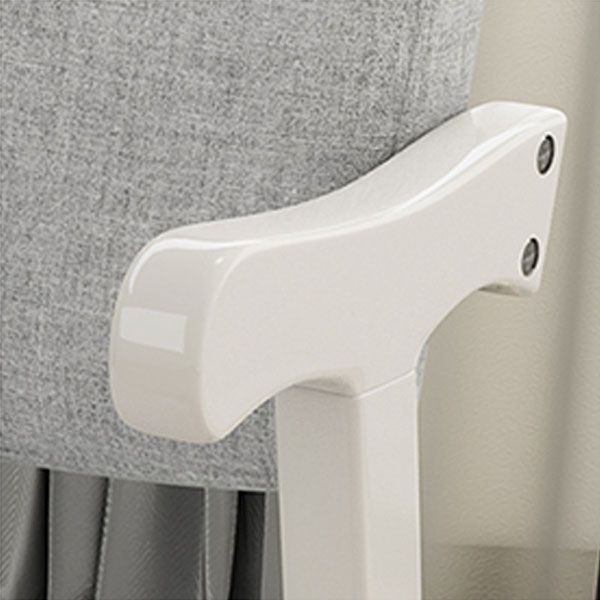 Contemporary Dining Chair Arm Chair with Wooden Legs for Kitchen