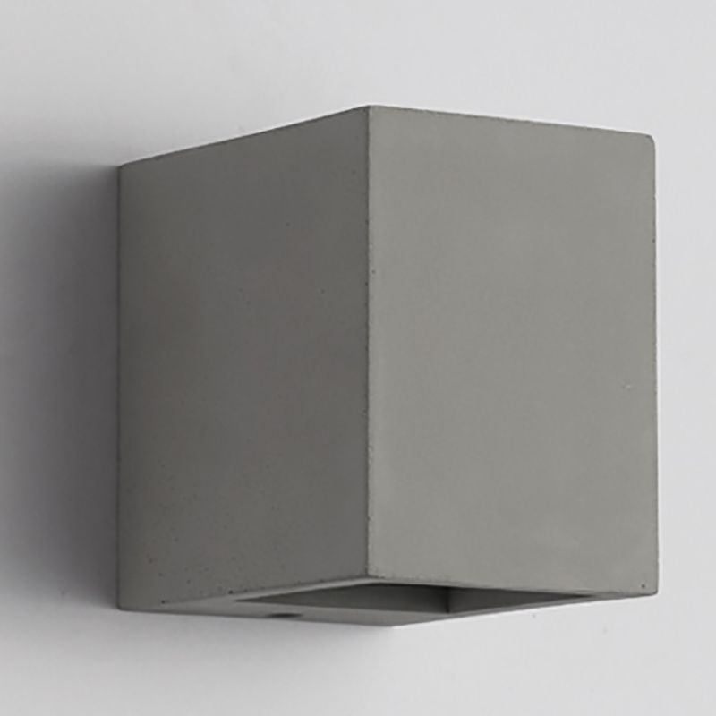 Pallen cúbico Splke Lighting Fixture Concreto Estilo simple Flush Monte Luz de pared