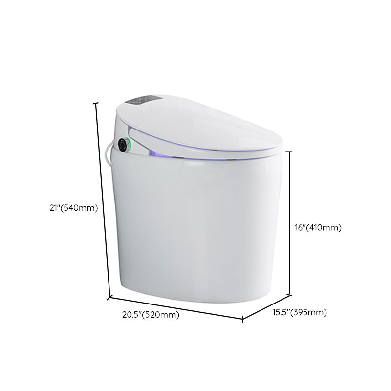 Modern Floor Mount Toilet Bowl Siphon Ceramic Toilet with Seat for Bathroom