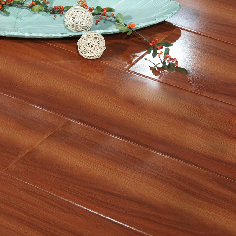 Double Click-Lock Laminate Flooring Stain Resistant Laminate Plank Flooring