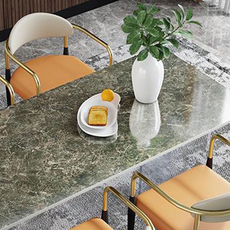Modern 1/4/5/7 Pieces Dining Set Rectangle Stone Dining Table for Dining Room