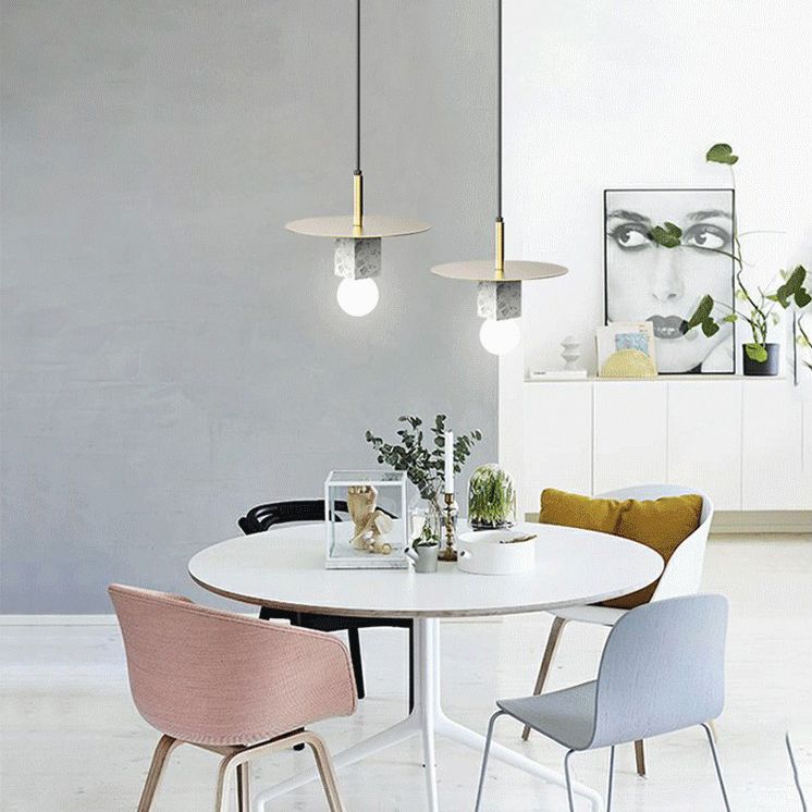 Schattierte Beleuchtung Anhänger zeitgenössischer Stil Steinschlafzimmer Anhänger Beleuchtung