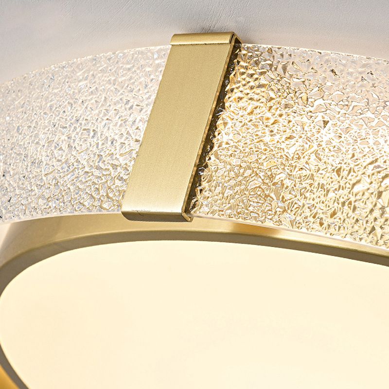 Ronde Flush Light Fixtures Glas Traditionele Flush Mount Plafond Light Fixture