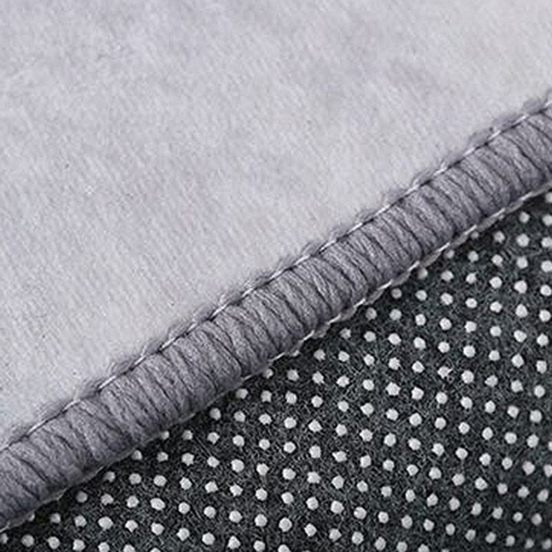 Classic Shabby Chic Rug Whitewashed Floral Printed Carpet Anti-Slip Backing Carpet for Home Decor