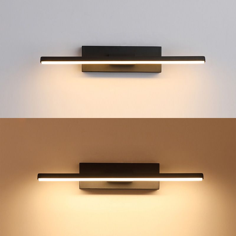 Modern Minimalist style Linear Wall Mount Light Fixture Metal Wall Sconces for Bedroom