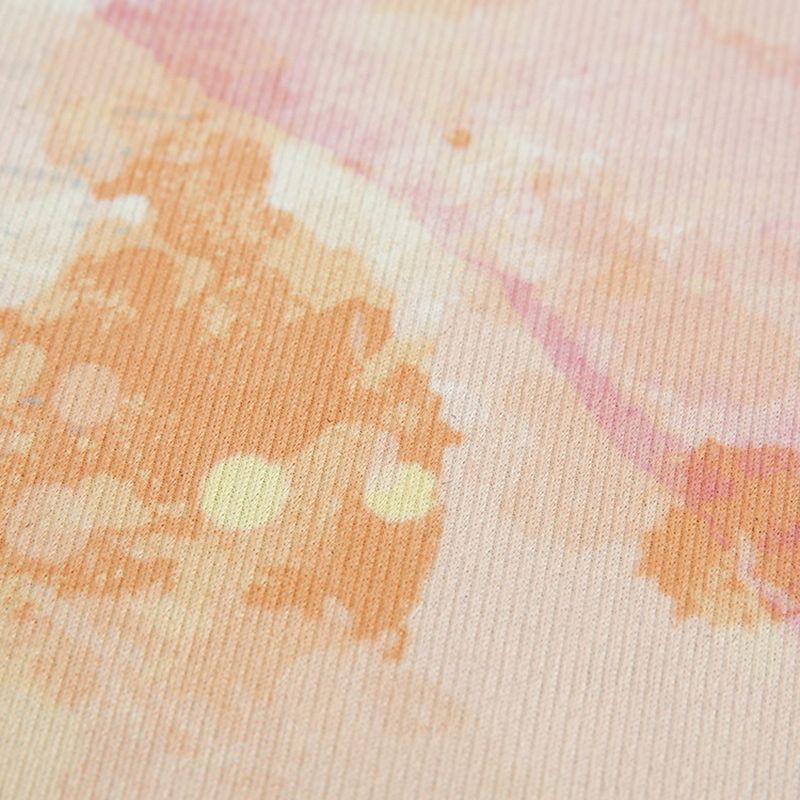 Colorful Yellow Area Rug Splash-Ink Pattern Polyester Area Rug Anti-Slip Backing Rug for Living Room