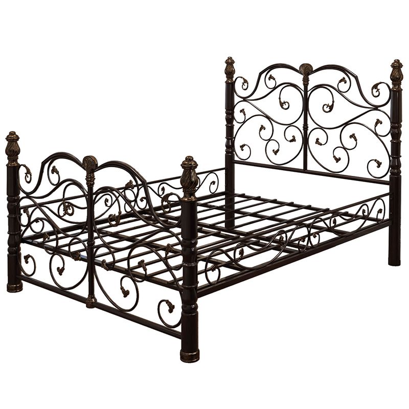 Industrial Standard Bed Metal Bed with Headboard and Footboard