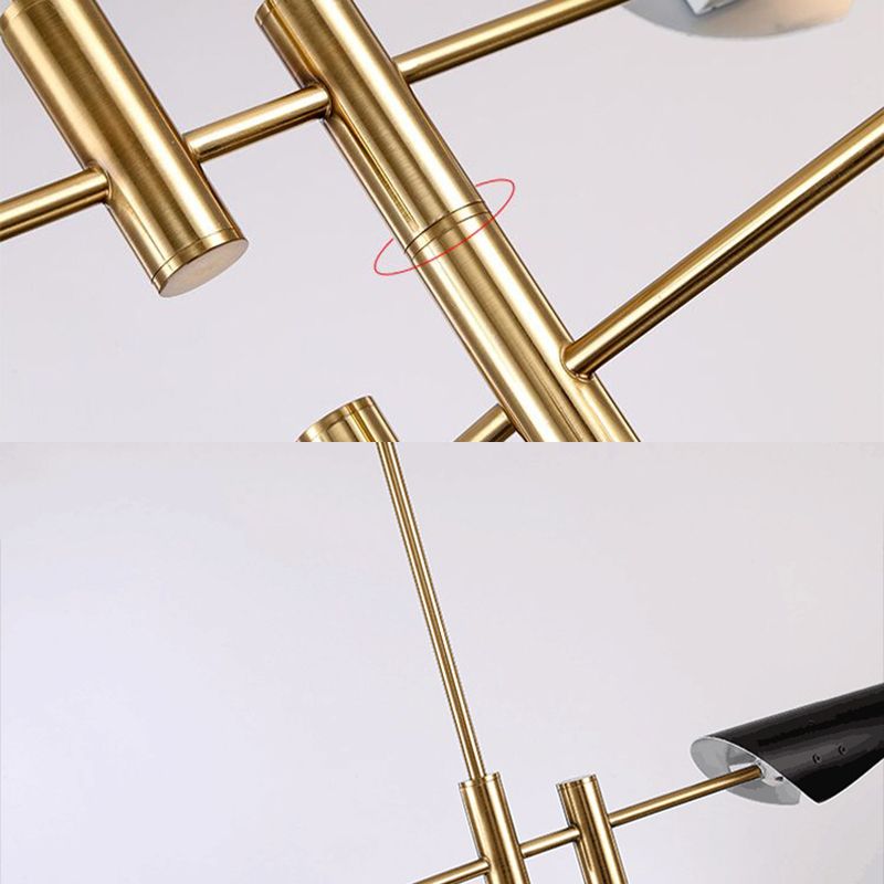 Shaded Living Room Ceiling Pendant Light Metal Simplicity Pendant Lighting Fixture