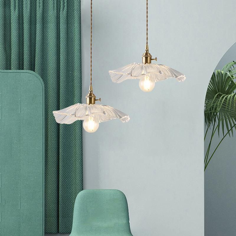 Pot Cover Shade Sanging Lighting Industrial Style Glass Multi Light Pendant Lampe