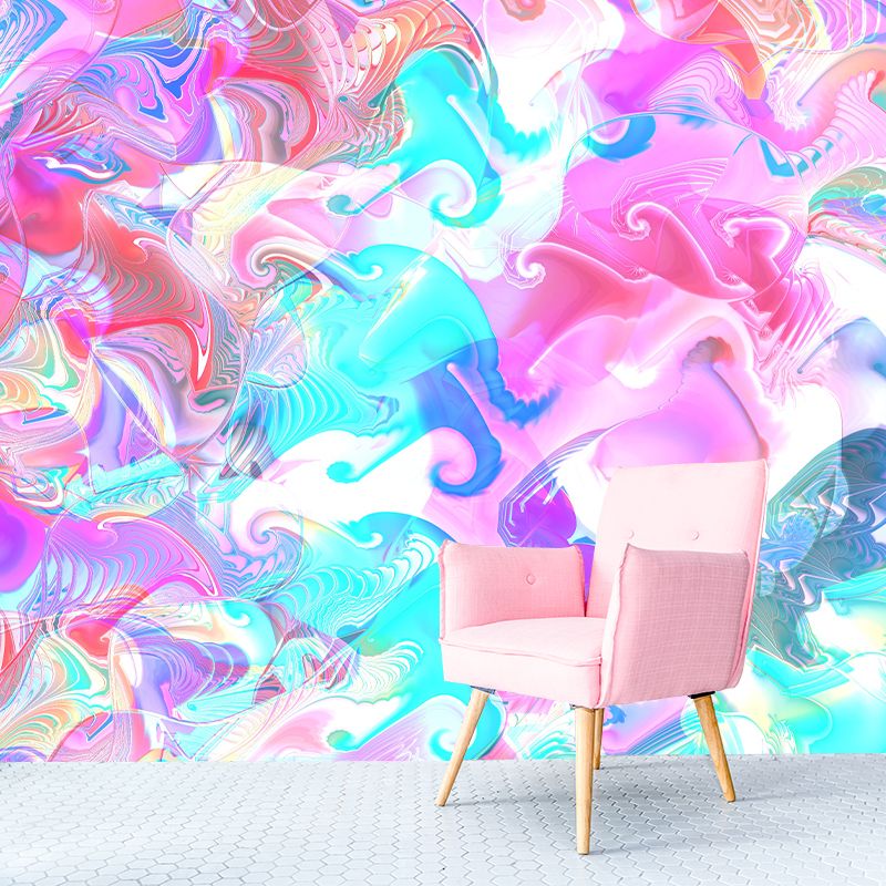 Illustration Mildew Resistant Mural Wallpaper Abstract Painting Indoor Wall Mural