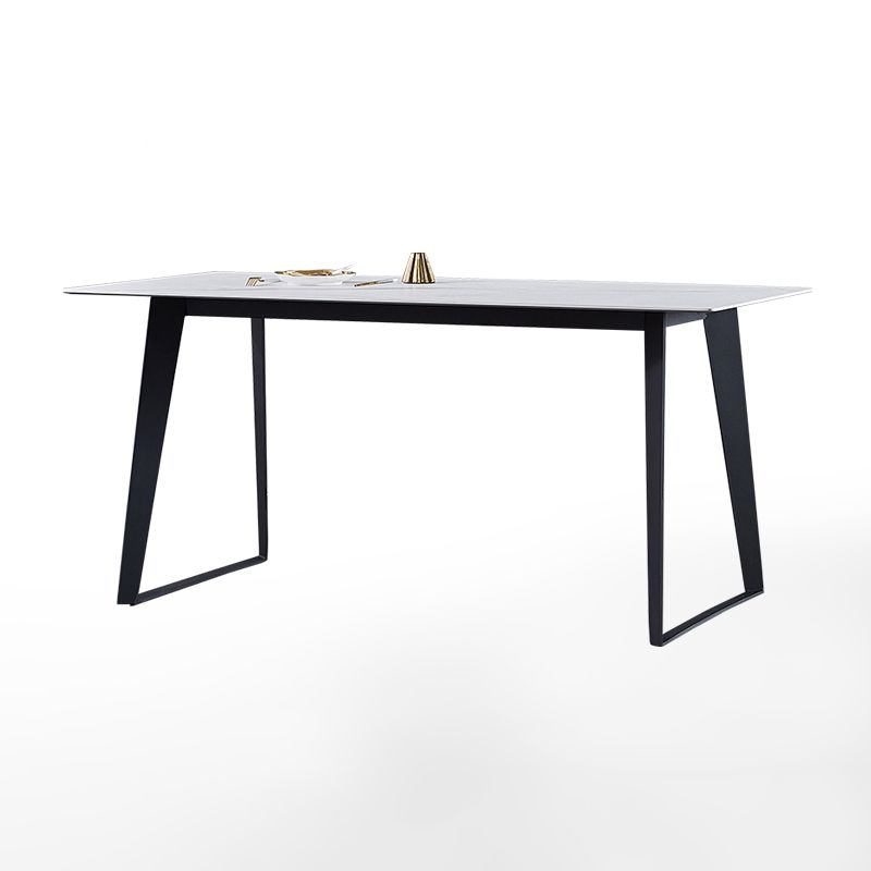 Modern Sintered Stone Dining Set White Multi Purpose Dining Table Furniture for Dining Room