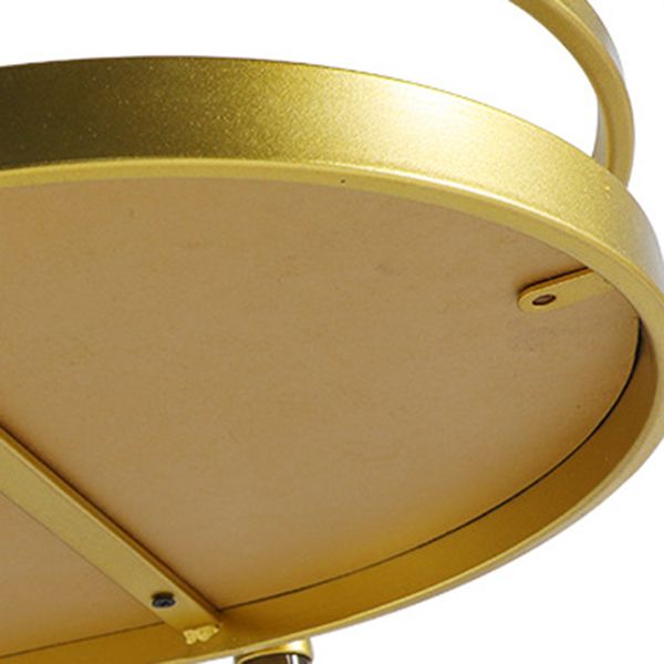 Modern Style Oval Metal Prep Table 29.53"H Rolling Glass Prep Table for Home Use