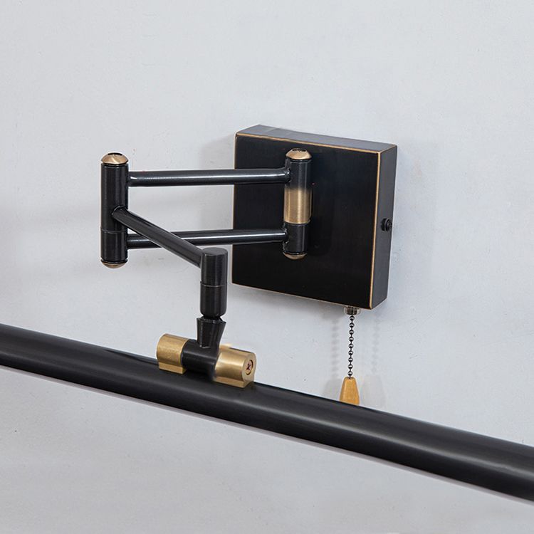 Modern Vanity Light Fixture Linear Metal 1-Light Wall Mounted Light Fixture