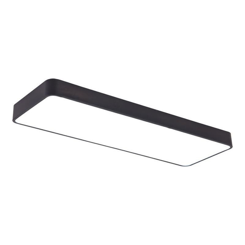 Rectangle Box Flush Mount Lights Modern Minimalist Style Acrylic Flush Light