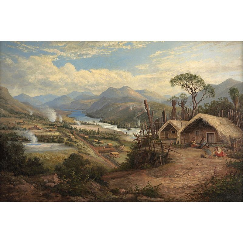 Natural Landscape Wall Mural Classic Decorative Living Room Wall Art for Decoration