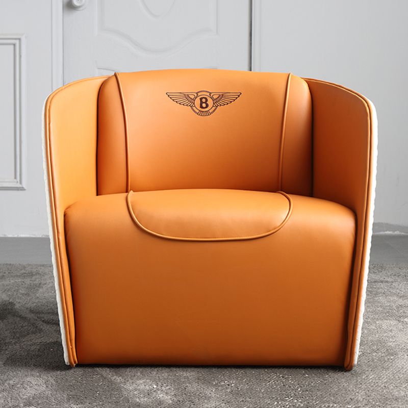 Leather Side Chair Arms included Lounge Chair for Living Room