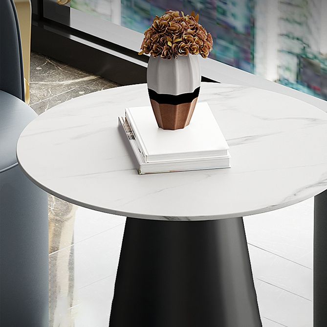 Modern Style Sintered Stone Dining Set Round 1/3/5 Pieces Dining Set for Home Use