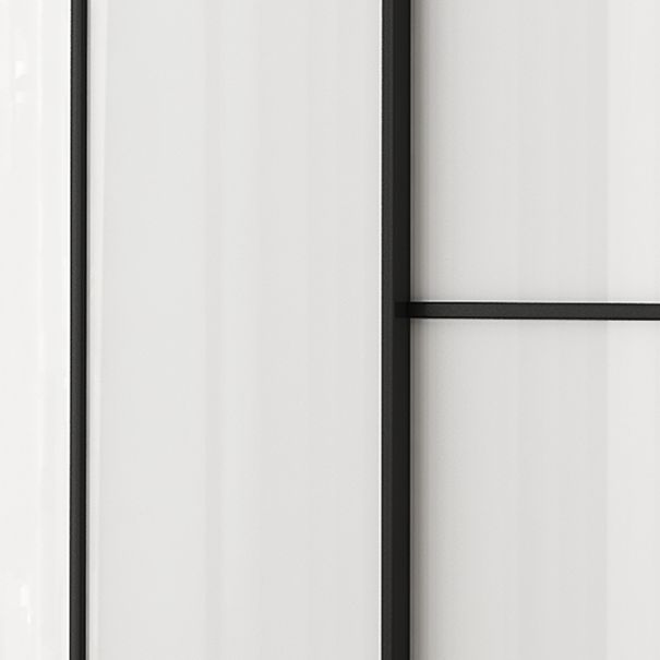 Manufactured Wood White Storage Cabinet Modern Cabinet with Drawers