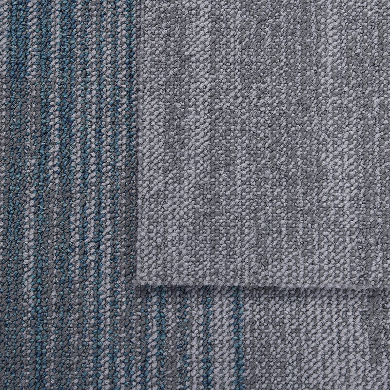 Carpet Tile Non-Skid Fade Resistant Solid Color Loose Lay Carpet Tiles Bedroom