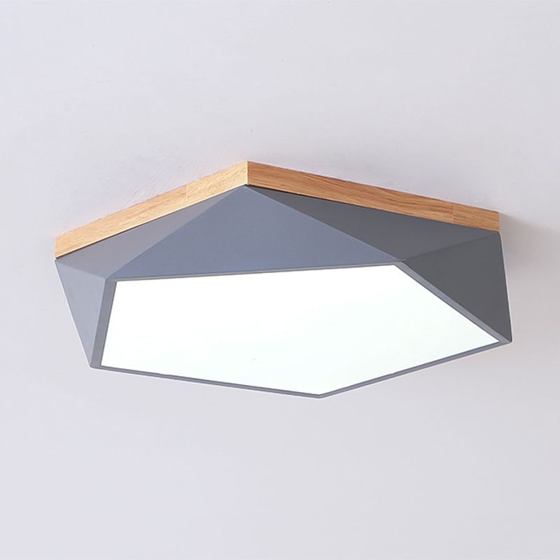 Pentagon inbouwverlichting moderne stijl metalen LED slaapkamer inbouw plafondlamp