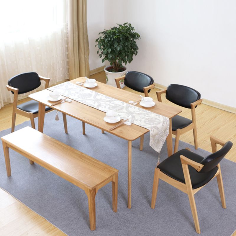 Traditional Dining Accent Chair Open Back Dining Room Chair for Home