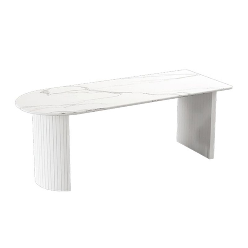 Sintered Stone Dining Table White Modern Dining Table for Kitchen
