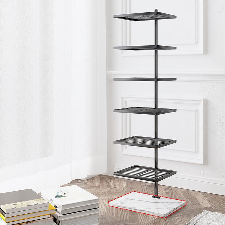 Contemporary Style Bookshelf Invisible Open Back Bookcase for Study Room and Office