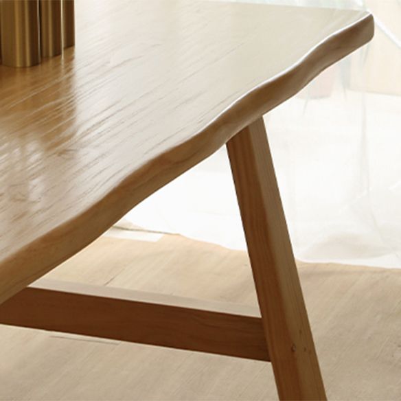 Minimalist Wooden Table Set of 5/7 with Rectangle Table Dining Set for Restaurant