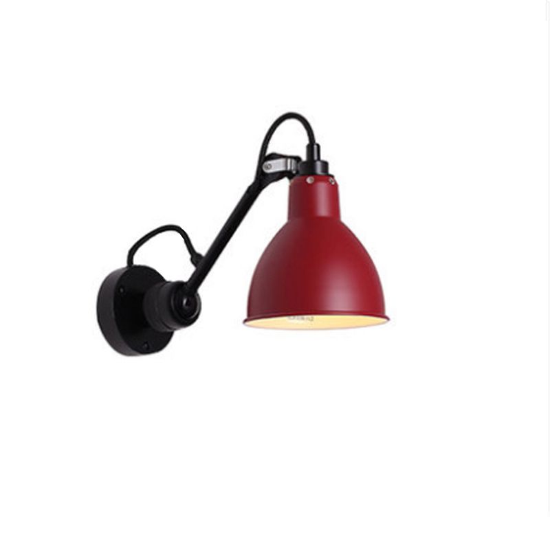 Modern Colorful Adjustable Wall Sconce One Blub Metal Wall Mounted Light Fixture