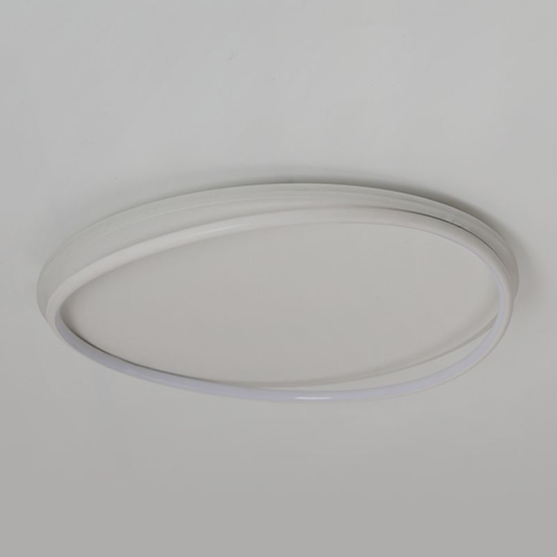 Plafonnier linéaire LED en acrylique, montage encastré en fer forgé de Style concis moderne