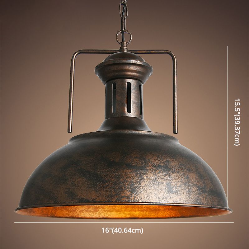 Industrial Style Swivel Joint Pendant Lighting Fixture Metal Hanging Ceiling Light