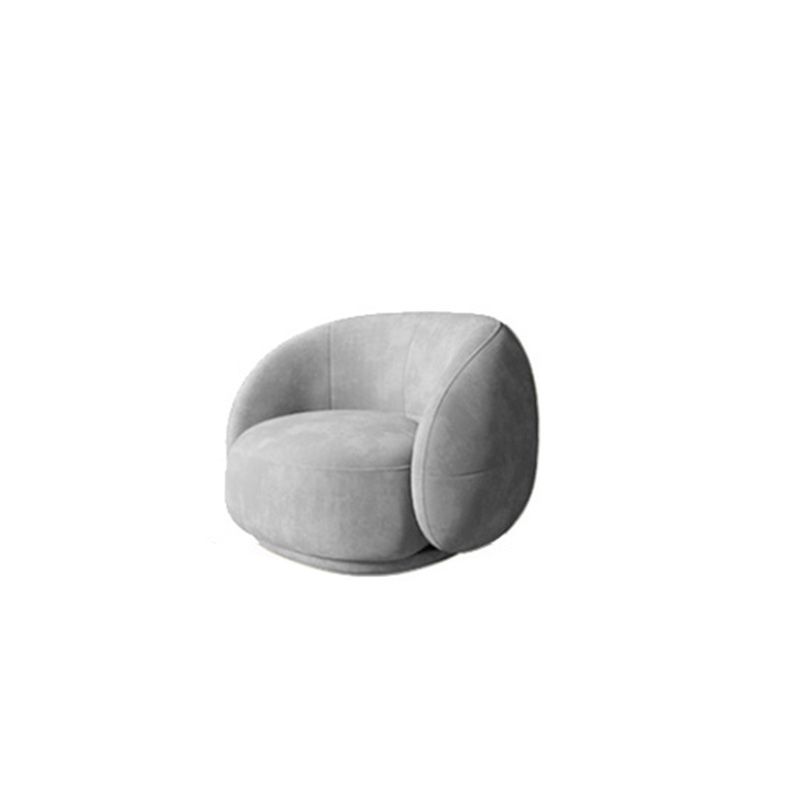 Contemporary Sofa with Tuxedo Arm for Living Room Curved Sofa