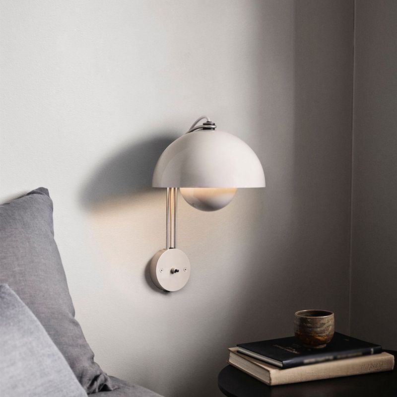 Macaron Wall Mount Light Modern Wall Sconce Light with Metal Shade for Aisle