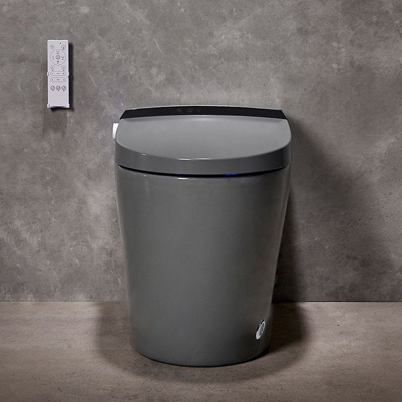 Floor Mounted Flush Toilet All-In-One Siphon Jet ABS Toilet Bowl