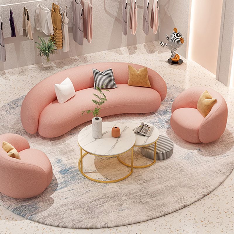 Recessed Arm Sofa Sofa Chaise, 29.53 "W * 28.74" H Wool Sofa