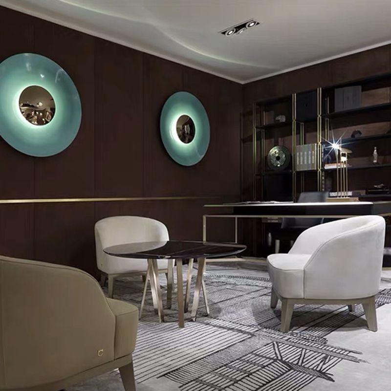 Circular Wall Light Sconces Nordic Minimalist Style Metal Sconces