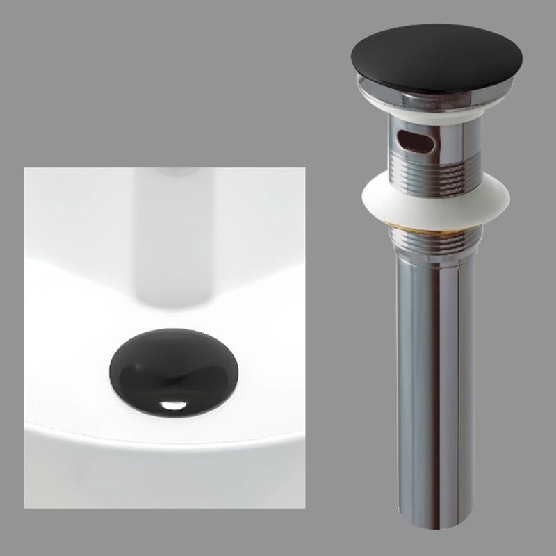 Round Vessel Bathroom Sink Vitreous China Vessel Lavatory Sink