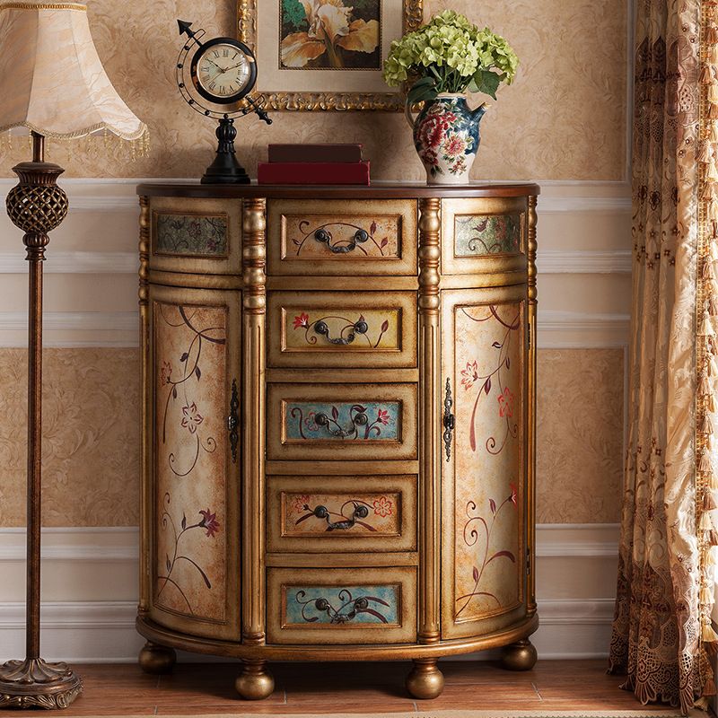 Traditional Storage Chest Dresser Solid Wood Dresser with 3/4/5 Drawers